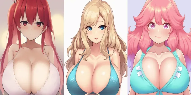 Cute Anime Girls With Big Chests