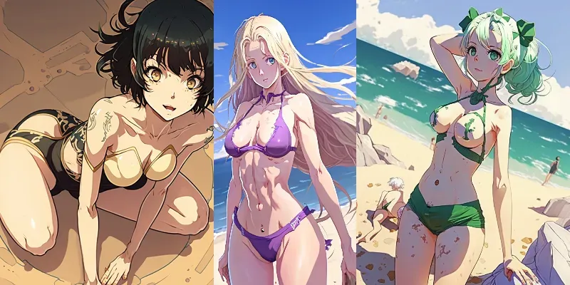 Sexy Customisable Anime Girls