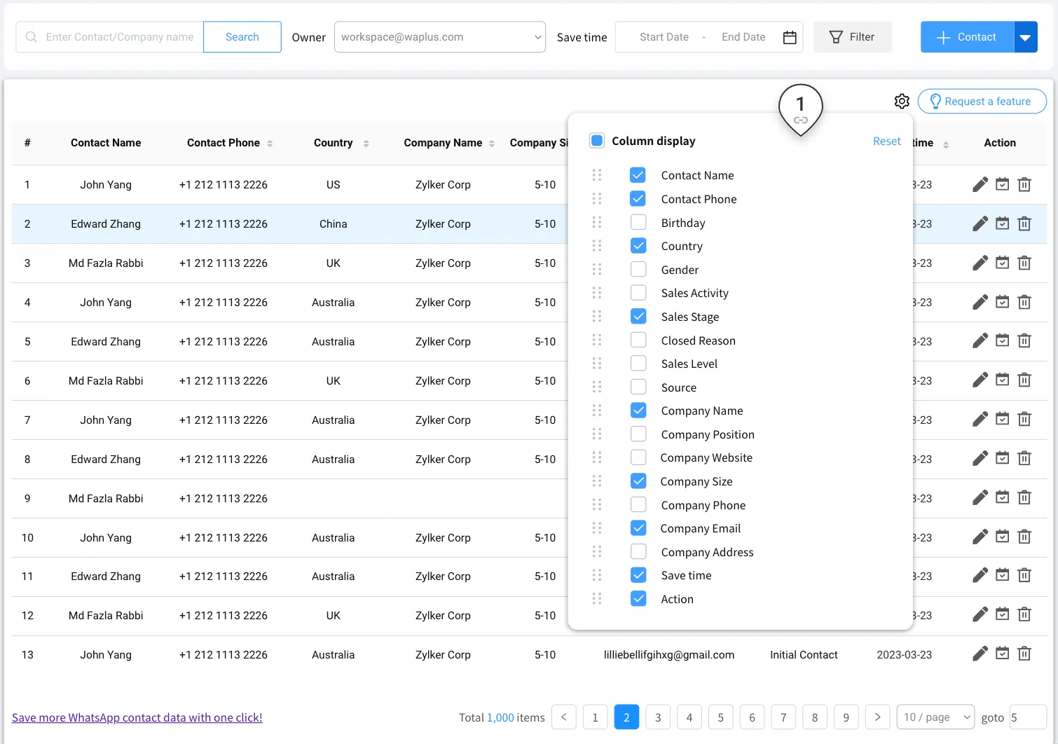 WAPlus - Fully Customizable CRM Software